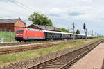 101 040-4 mit dem Orient-Express (NF 13452) von Berlin Ostbahnhof nach Calais Ville in Großwudicke. 08.06.2019