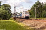 101 055-2  Schauinsland Reisen  mit dem EC 179  Alois Negrelli  von Hamburg-Altona nach Praha hl.n.