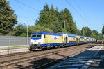 ME 146-09  Tostedt  (146 509-5) metronom Eisenbahngesellschaft mbH mit dem RE3 (ME 82109) von Hamburg Hbf nach Uelzen, bei der Einfahrt in Bienenbüttel.