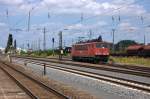 155 082-1 DB Schenker Rail Deutschland AG kam durch Magdeburg-Eichenweiler gefahren.