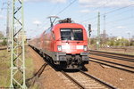 182 015 mit der Leergarnitur des IRE 4272  Berlin-Hamburg-Express  in Berlin-Schönefeld Flughafen und war auf dem Weg nach Berlin Hbf (tief) gewesen.
