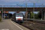 ES 64 F4 - 803 (189 803-0) MRCE Dispolok GmbH fr DB Schenker Rail Deutschland AG kam als Lz durch Hamburg-Harburg gefahren.