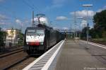 ES 64 F4 - 208 (189 208-2) MRCE Dispolok GmbH fr ERSR - ERS Railways B.V. mit dem DGS 42330 von Poznan Franowo nach Rotterdam Maasvlakte West in Brandenburg. 04.06.2013