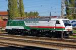 br-6189-siemens-es-64-f4-private/180643/189-802-2-train-of-ideas-steht 189 802-2 'TRAIN OF IDEAS' steht in Frankfurt (Oder) abgestellt. 17.10.2011