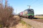 193 207-8 ELL - European Locomotive Leasing für LTE Logistik- and Transport- GmbH mit der Wagenlok 216 121-4 und einem Kesselzug  Dieselkraftstoff oder Gasöl oder Heizöl (leicht)  in