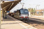 X4 E - 610 (193 610-3) MRCE - Mitsui Rail Capital Europe GmbH für DB Cargo mit einem gemischtem Güterzug in Lüneburg und fuhr weiter in Richtung Uelzen. 31.03.2017