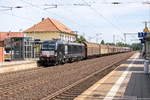 X4 E - 873 (193 873-7) MRCE - Mitsui Rail Capital Europe GmbH für DB Cargo mit einem Güterzug in Bienenbüttel und fuhr weiter in Richtung Lüneburg.