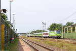 193 991-7 Railpool GmbH für BTE BahnTouristikExpress GmbH mit dem Flixtrain (FLX27805) von Köln Hbf nach Berlin Südkreuz in Großwudicke. 09.08.2019