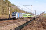 193 997-4 Railpool GmbH für BTE BahnTouristikExpress GmbH mit dem Flixtrain (FLX76338) von Berlin Südkreuz nach Köln Hbf in Nennhausen.15.02.2020