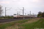 401 079-9 als ICE 1510 von Leipzig Hbf nach Hamburg-Altona in Vietznitz. 01.05.2013