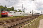 401 070-8 als ICE 374 von Basel SBB nach Berlin Hbf (tief) in Stendal.