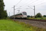 411 584-6  Kaiserslautern  als ICE 2918 für ICE 690 von München Hbf nach Berlin Hbf (tief) in Nennhausen.