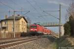 114 026-8 mit dem RE2  ODEG  (RE 37373) von Cottbus nach Wittenberge in Vietznitz. 18.04.2013