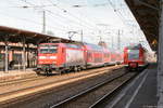 146 008  Damit Deutschland Vorne Bleibt  mit dem RE20 (RE 4688) von Magdeburg Hbf nach Uelzen in Stendal.