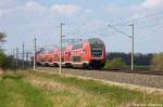 RE2  ODEG  (RE 37370) von Wismar nach Cottbus in Vietznitz und geschoben hatte die 114 003-7.