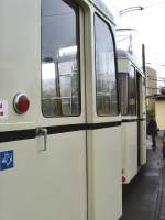 Schmale T�ren (einteilig) sind ein Kennzeichehn f�r die REKO-Wagen, der Typ Gotha hat breite, zweiteilige T�ren.