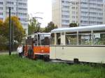 Pause in der Wendeschleife Hohensch�nhausen, Zingster Strasse - Berlin Oktober 2009