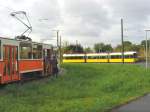Niederflur-Linienzug und hist.