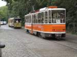 KT4D in der Schleife Hirtestrasse am S-Bhf K�penick, davor der T24-Zug, Berlin 8.