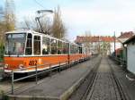 In der Schleife Eberswalder Strasse, Berlin 9.11.2008