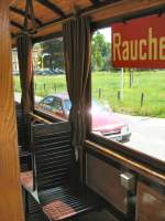 Im Beiwagen 808 bei einer Themenfahrt 2007.