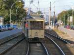 Blick auf den nachfolgenden Strabazug mit Tw 5984