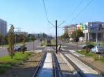 Tw 5984 auf der Fahrt zur Endstelle Falkenberg, Berlin Sommer 2007