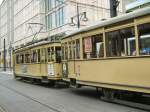 Tw 5984 mit Beiwagen am S-Bhf.