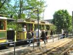 Tw 10 mit Beiwagen 808 an der Endstelle Altes Wasserwerk Friedrichshagen, 10.