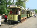 Themenfahrt - vorn Tw 10 - in Alt-Schm�ckwitz, 17.5.2009