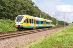 VT 646.045 (646 045-4) ODEG - Ostdeutsche Eisenbahn GmbH auf einer Leerfahrt durch Nennhausen und das Ziel war mit Sicherheit Rathenow gewesen. 25.07.2020