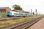 ET 4.02 (2429 512-3) ERB - Eurobahn kam durch Großwudicke und fuhr weiter in Richtung Stendal.