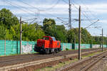 1002 044-8 ALS - ALSTOM Lokomotiven Service GmbH, fuhr Lz durch Rathenow, weiter in Richtung Stendal.