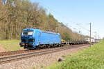 192 043-8 CFL Cargo Deutschland GmbH mit einem KLV in Nennhausen und fuhr weiter in Richtung Rathenow. 09.05.2021