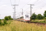 DB Fernverkehr AG/502736/tw-9004-412-004-2-in-stendal Tw 9004 (412 004-2) in Stendal und fuhr weiter in Richtung Magdeburg. 16.06.2016