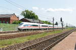 403 037-5  Stuttgart  als ICE 1632 von Berlin Ostbahnhof nach Frankfurt(Main)Hbf in Großwudicke.