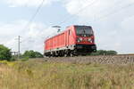 147 009 DB Regio AG kam Lz durch Nennhausen und fuhr weiter in Richtung Wustermark. 10.09.2021