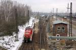 294 702-6 DB Schenker Rail Deutschland AG beim rangieren in Engelsdorf. 04.04.2013