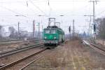 142 150-2 & 142 133-8 EGP - Eisenbahngesellschaft Potsdam mbH in Magdeburg-Neustadt und fuhren weiter in Richtung Hauptbahnhof.