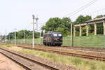 140 772-5 EBS - Erfurter Bahnservice GmbH kam solo durch Großwudicke und fuhr weiter in Richtung Stendal.