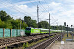 193 431-4 ELL - European Locomotive Leasing für FlixTrain GmbH mit dem Flixtrain (FLX 1230) von Berlin Ostbahnhof nach Aachen Hbf, in Rathenow.