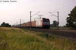 ITL Eisenbahn GmbH/277820/185-649-1-akiem-fuer-itl-- 185 649-1 akiem für ITL - Eisenbahngesellschaft mbH mit einem Containerzug in Vietznitz und fuhr in Richtung Nauen weiter. 02.07.2013