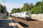 193 781-2 ITL - Eisenbahngesellschaft mbH mit einem Aluminiumoxidzug in Bienenbüttel und fuhr weiter in Richtung Uelzen. 05.09.2017