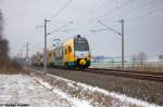 ET 445.102 (445 102-7) ODEG - Ostdeutsche Eisenbahn GmbH als RE4 (RE 37319) von Rathenow nach Ludwigsfelde bei Nennhausen. Netten Gru an den Tf! 13.01.2013