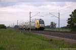 ET 445.106 (445 106-8) ODEG - Ostdeutsche Eisenbahn GmbH als RE2 (RE 37378) von Wismar nach Cottbus in Vietznitz. 21.05.2013