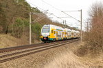 ET 445.114 (445 114-2) ODEG - Ostdeutsche Eisenbahn GmbH als RE4 (RE 63908) von Ludwigsfelde nach Rathenow in Nennhausen. Netten Gruß zurück an den Tf! 28.03.2016