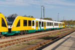 1622 003-9 ODEG - Ostdeutsche Eisenbahn GmbH stand im Herbst 2022, eine Zeit lang in Rathenow. 30.10.2022