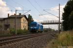253 015-8 PRESS (223 052-2) kam als Lz durch Vietznitz und fuhr nach Husum weiter, um dort einem Personenwagen zu holen. 18.07.2013