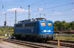 140 038-0 PRESS (140 851-7) stand in Stendal abgestellt und hatte dort auf ihren neuen Einsatz gewartet. 06.06.2014