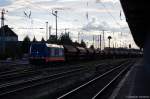 185 419-9 Raildox GmbH & Co. KG mit einem Düngerzug in Stendal und fuhr weiter in Richtung Magdeburg. 09.09.2014
